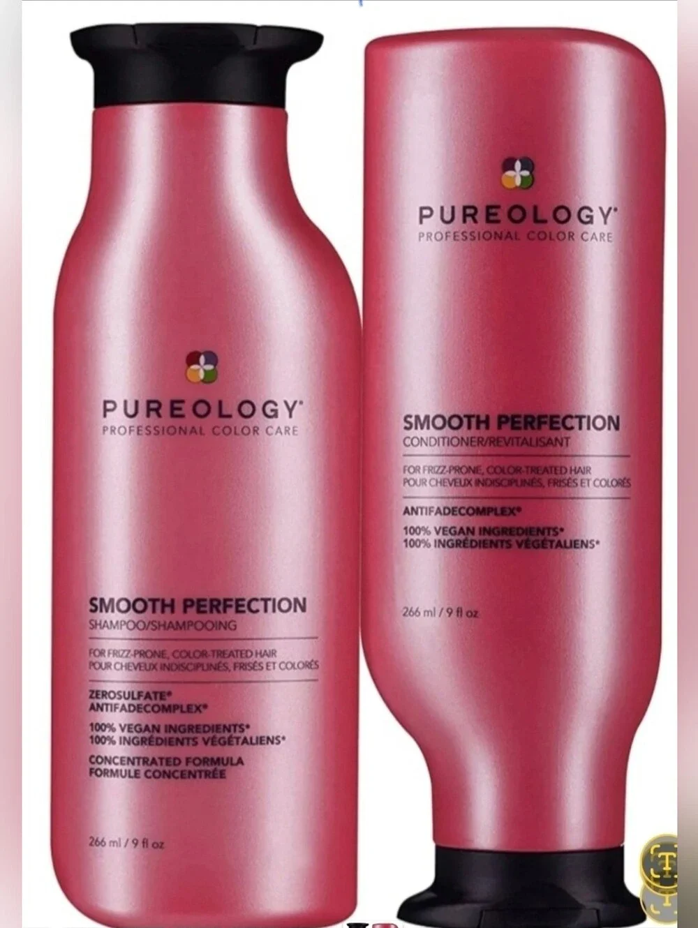NWT FULL SET Pureology Smooth Perfection Shampoo 226ML & Conditioner 226ML DUO